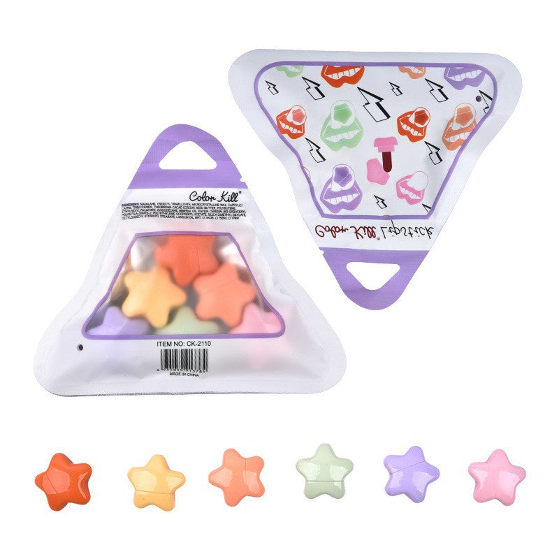 Pentagram Mini Lipstick 6 Colors Lipstick Set