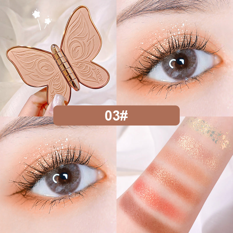 Butterfly Eyeshadow 6 Colors Lucky Koi Pearl Sequins
