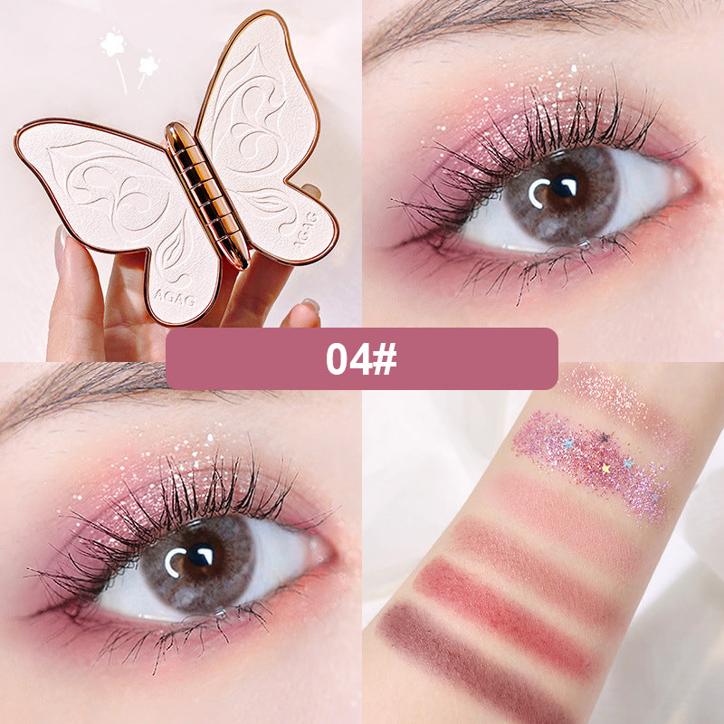 Butterfly Eyeshadow 6 Colors Lucky Koi Pearl Sequins