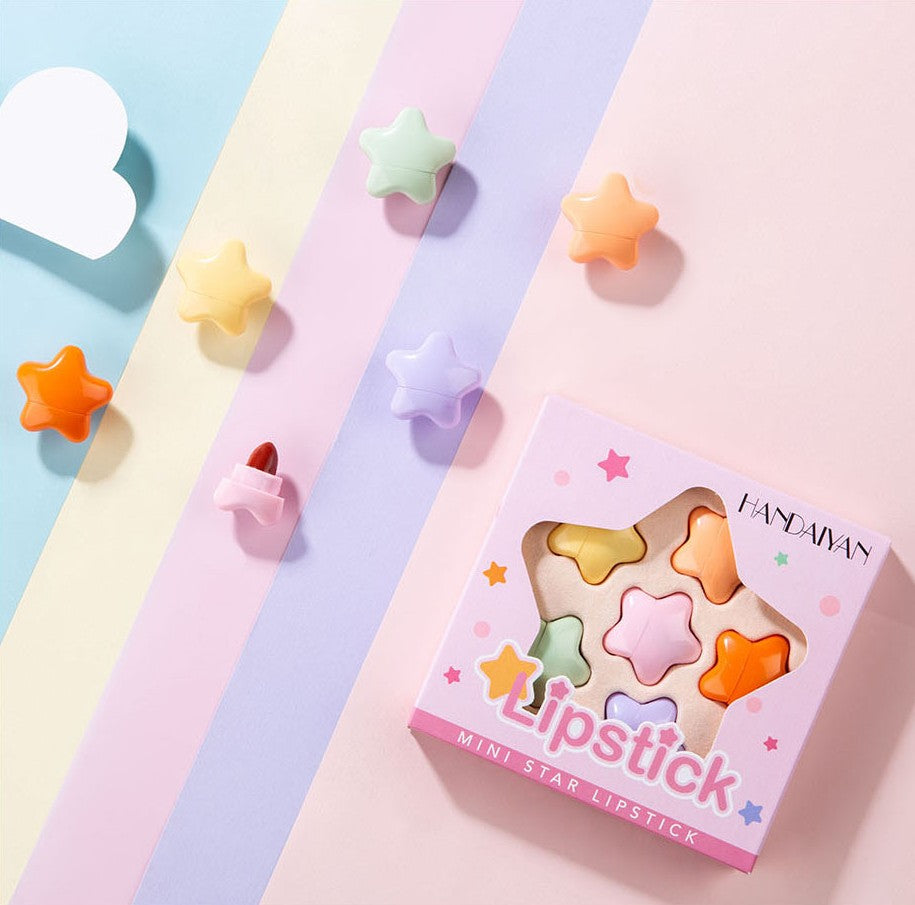 Pentagram Mini Lipstick 6 Colors Lipstick Set