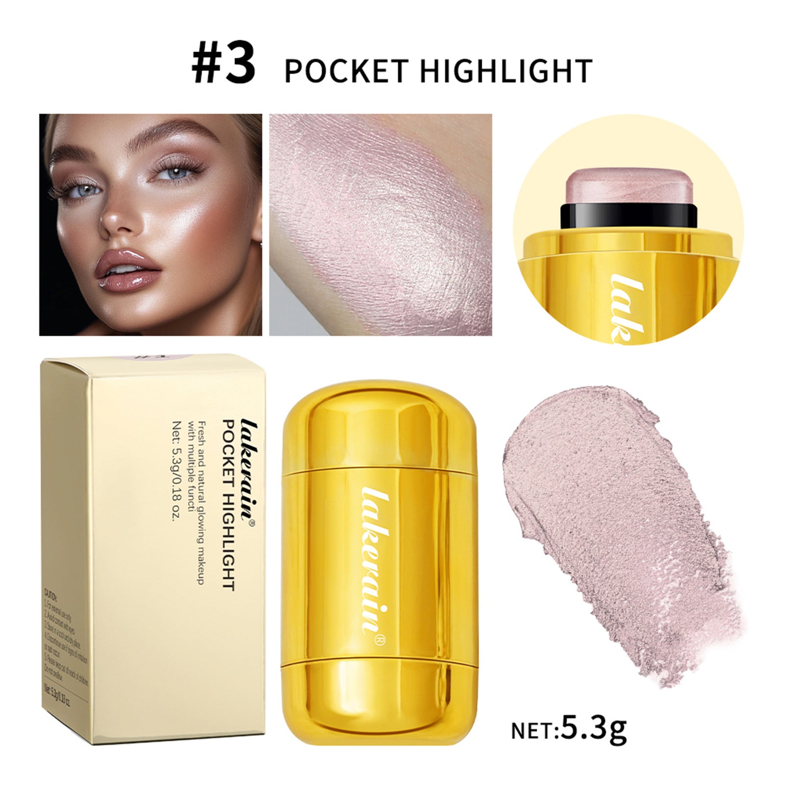 Thin And Glittering Blush Highlight Repair Beauty Bar