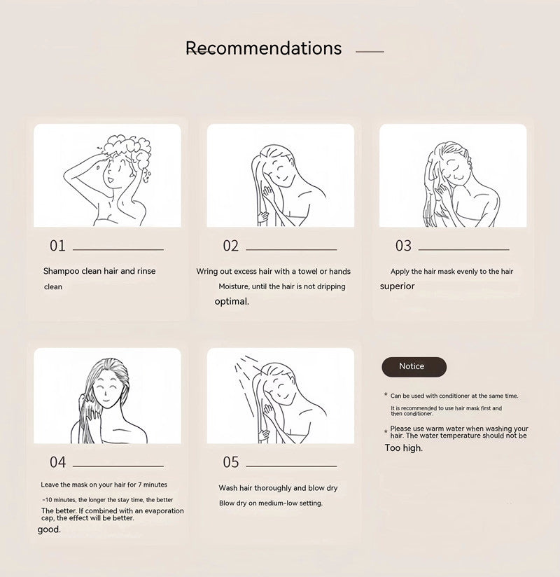 Repair Dryness And Improve Restlessness With Baking Oil Cream To Soften Essential Oil Hair Mask Karseell